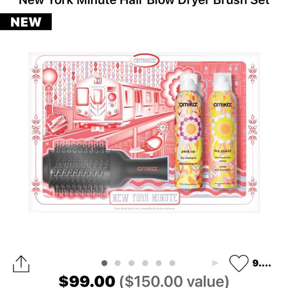 Amika New York Minute Blow Dryer Set